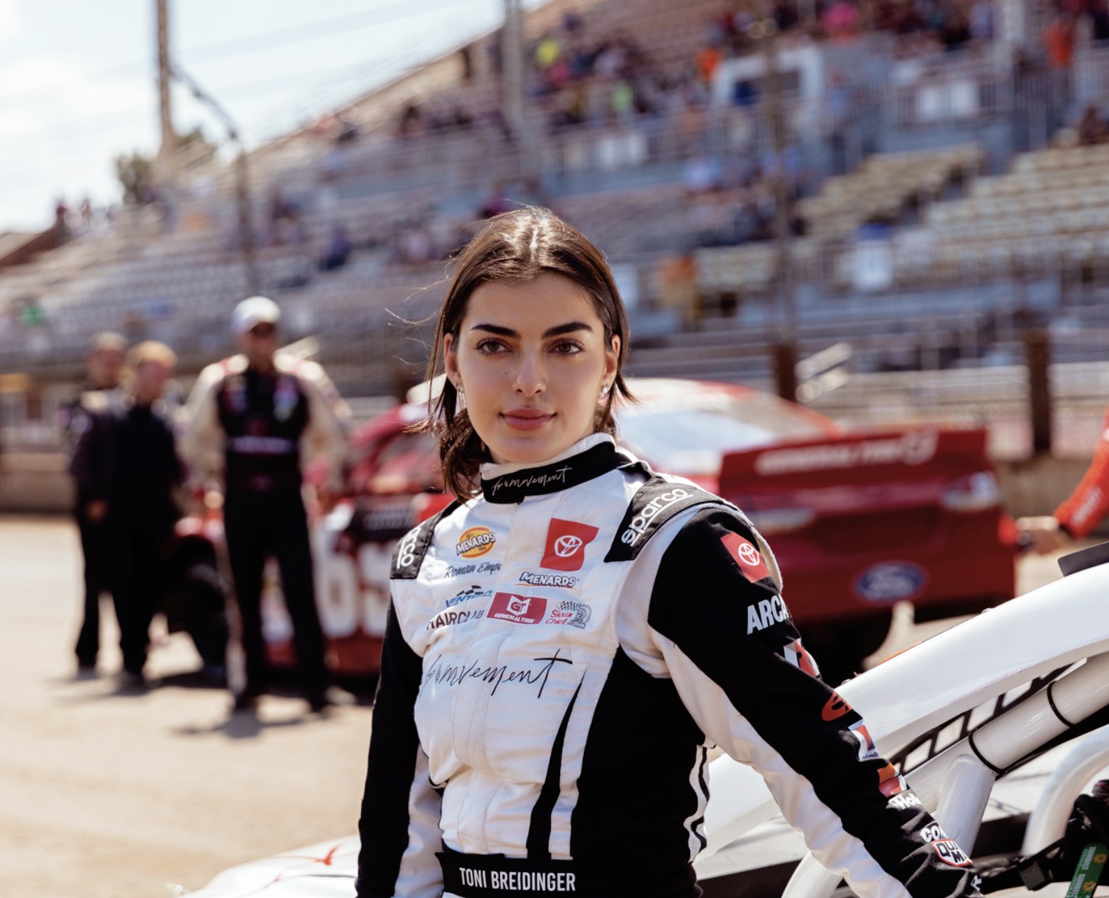 Toni Breidinger makes history as Nascar's first Arab-American female driver
